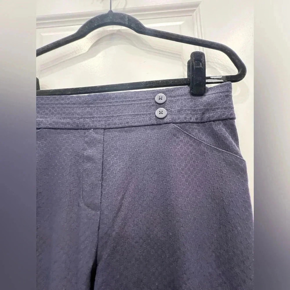 Maurices Navy Textured Elastic Waist Pants - Picture 10 of 12